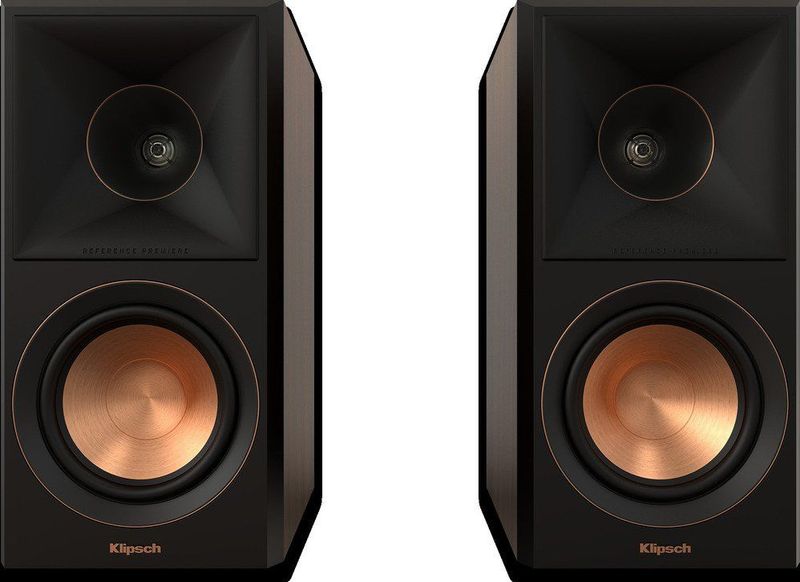 Klipsch: Reference Premiere RP-500M II Boekenplank Speakers - 2 stuks - Walnoot
