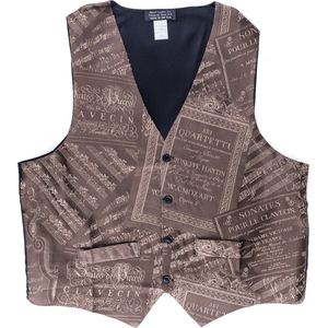 Geweven Vest - Gebroken Wit - Katoen/Polyester Blend