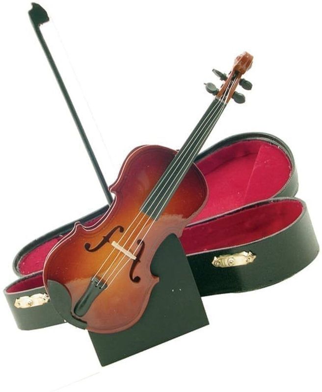 Miniatuurinstrument viool - Gebroken wit