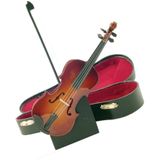 Miniatuurinstrument viool met muziekspeeldoos - Gebroken wit