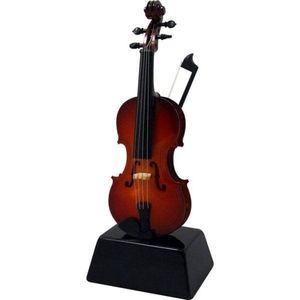 Miniatuurinstrument viool 15 cm - Gebroken wit