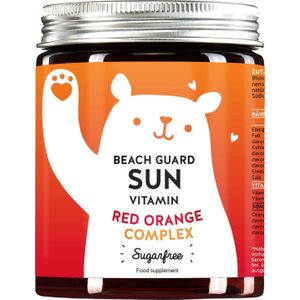 Bescherming tegen pigmentvlekken, voor een egale bruine kleur - antioxidanten vitamine C & E - met gepatenteerd Red Orange Complex - vegan - suikervrije - 60 stuks - Bears with Benefits