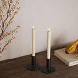 Luxe LED kaars - Crème LED Candle 2,2 x 24 cm - net een echte kaars! Deluxe Homeart