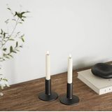 Luxe LED kaars - Cream LED Dinner Candle 2,2 x 15 cm (2 pcs.) - net een echte kaars! Deluxe Homeart