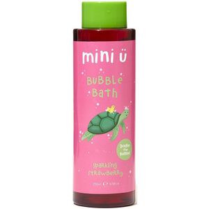 Mini-U Bubble Bath Sparkling Strawberry Badschuim voor Kinderen 250 ml