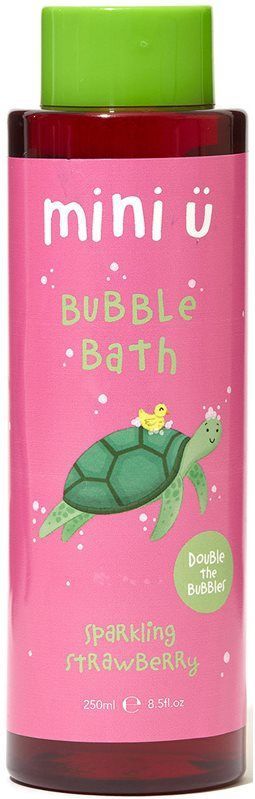 Mini U badschuim - Bubble Bath voor kinderen - 250 ml - Aardbei