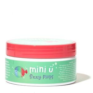 Mini-U Fizzy Plops gekleurde badbruistabletten voor Kinderen 3x40 g
