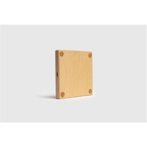 TREED Premium Holz Qi-Charger MagSafe Induktive Ladestation Esche, 15 Watt