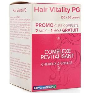 Hair Vitality Pg Pharmagenerix Capsule 3x60  -  Superphar