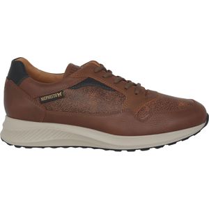 Mephisto - Davis - Heren Sneaker - Bruin - Leer/Textiel - Soft-Air Technologie