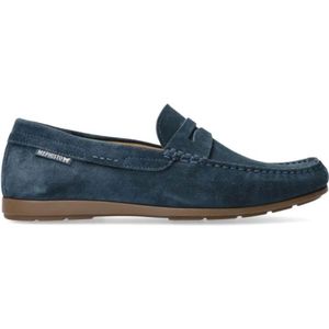 Mephisto - Alyon - Heren Moccasin - Blauw - Leren Voering