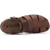 Mephisto - Basile - Sandaal - Bruin - Nubuck, Verstelbare Bandjes