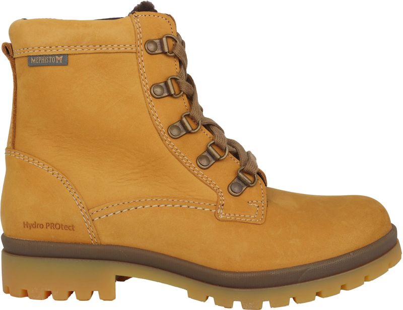 Mephisto Zorah - Dames Laars - Bruin - Enkellaarsjes met Warme Voering