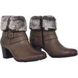 Mephisto Lucrezia - Dames Laars - Grijs - Natuurlijk Leer - Antislipzool