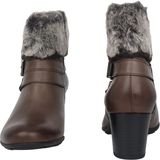 Mephisto Lucrezia - Dames Laars - Grijs - Natuurlijk Leer - Antislipzool