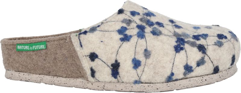 Mephisto Polli - Dames Slof - Grijs - Vilt - Chroomvrij Leer