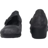 Mephisto - Mobils Bathilda - Dames Ballerina - Grijs - Textiel en Leer