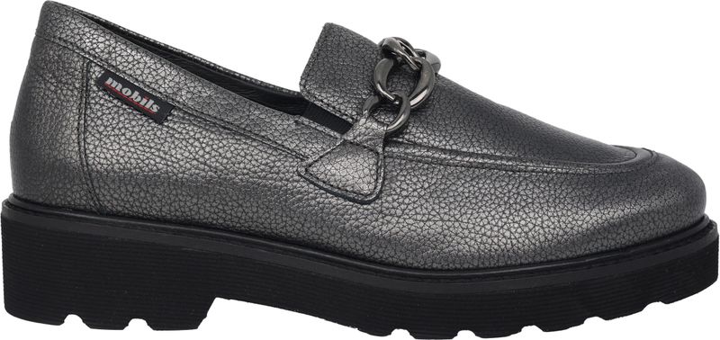 Mephisto - Mobils Orla - Dames Instapper - Grijs - Leren Voering