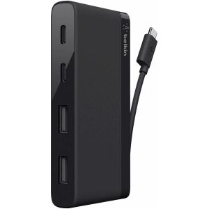 USB-C Hub - 2 USB-A Poorten - Compact - Voor Laptops