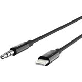Belkin MixIT Lightning auf 3,5mm AUX Kabel, 0.9 m, schwarz