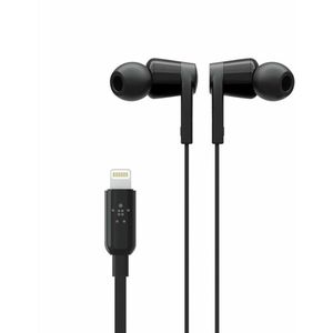 Belkin ROCKSTAR™ in-ear oordopjes metLightning-connector - Zwart