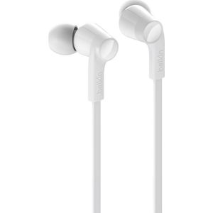 Belkin SoundForm hoofdtelefoon met Lightning-aansluiting (Lightning hoofdtelefoon voor iPhone 13, 13 Pro, 13 Pro Max, 13 Mini, 12, 12 Pro, 12 Pro Max, 12 mini, 11, XS, X, SE, 8 Plus, 8, 7, wit)