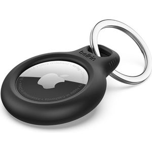Belkin Beschermende houder met sleutelhanger geschikt voor Apple AirTag Zwart