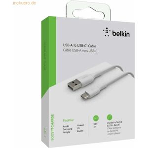 Belkin Boostcharge Cable 3m Usb A Usb C Wit