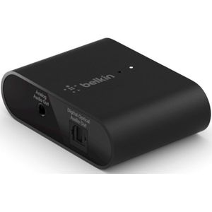 Belkin SoundForm Connect AirPlay 2 (audio-adapter voor draadloze streaming met optische ingangen en 3,5 mm, voor iPhone, iPad, Mac Mini, MacBook Pro en andere AirPlay-apparaten)