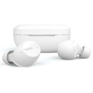 Belkin True Wireless Soundform Immerse oordopjes (Sbf Hybride, draadloos opladen, IPx5, water- en zweetbestendigheid, Find My D'Apple, Ping My Earbuds van Belkin, voor iPhone, Galaxy, Pixel, enz.,