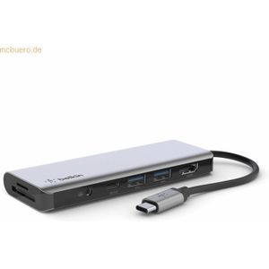 Belkin 7-in-1 USB-C Hub - 4K HDMI - USB-A 3.0 - USB-C PD - 100W