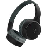 Belkin Casque audio sans fil SoundForm Mini pour enfants avec micro intégré (pour apprentissage en ligne, études, voyage, compatible avec l’iPhone, iPad, Kindle, etc., noir)