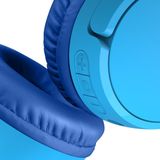 Belkin Casque audio sans fil SoundForm Mini pour enfants avec micro intégré (pour apprentissage en ligne, études, voyage, compatible avec l’iPhone, iPad, Kindle, etc., bleu)