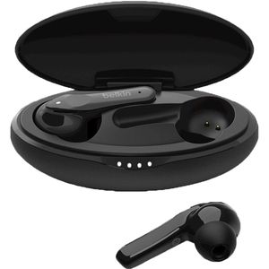 Belkin SOUNDFORM™ Move Plus - True Wireless Earbuds - Met draadloze oplaadcase - Zwart