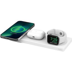 Belkin Belkin 3-in-1 Ladepad mit MagSafe für Apple Geräte. Handy-Netzteile