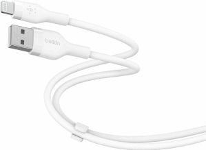 Belkin BoostCharge Flex USB-A Kabel mit Lightning Connector (1m, Weiß)
