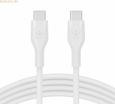 Belkin BoostCharge Flex USB-C auf USB-C Kabel (2m, Weiß)