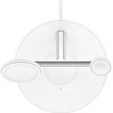 Belkin MagSafe 3-in-1-Wireless-Ladegerät, MagSafe-Ladestation 15 W Schnellladung für iPhone und AppleWatch, Lade-AirPods-Ladestation für iPhone 16, 15, 14, 13, Apple Watch, AirPods