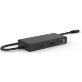 Belkin INC008btBK- meerpoorts hub-adapter geoptimaliseerd voor Chromebook met 4K 60 Hz HDMI-poort, USB type C 86 W Power Delivery, Gigabit Ethernet, 2 x USB-A 3.1 Gen 1,5 in 1,zwart