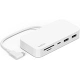 Belkin CONNECT 6-in-1 Multiport Hub - Dockingstation - USB-C - 1GbE