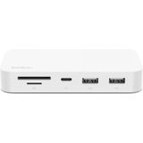 Meerpoorts 6-in-1 USB-C®-hub met houder