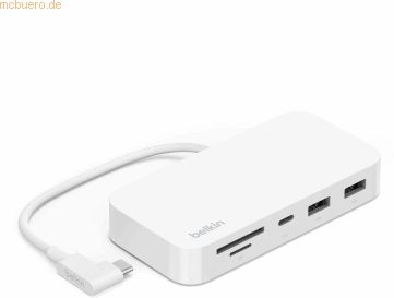 Meerpoorts 6-in-1 USB-C®-hub met houder
