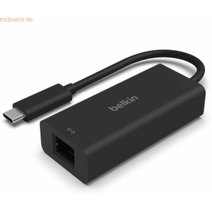 Belkin - USB-C 2.5 GB Ethernet Adapter - Ethernet Adapter - Zwart - USB-C