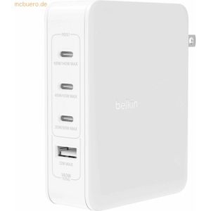Belkin BoostCharge Pro - 4-Poorts GaN-wandlader 140W - Wit