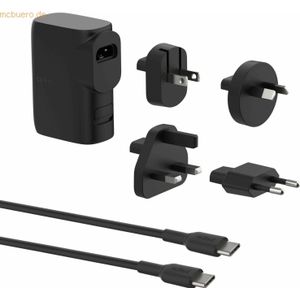 Belkin - boost Charge Hybrid Dual Ladeger.+Powerbk.BPZ003bt1MBK-B6