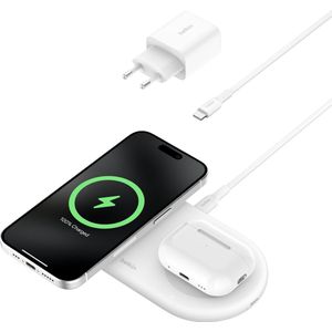 Belkin BoostCharge Pro kabellose magnetische 2-in-1-Ladestation mit Qi2 (15 W)