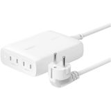 Belkin BoostCharge 4-Port-USB-C-GaN-Ladegerät, 200-W-Schnellladegerät Mit USB-C PD 3.1 und 1,5-m-Netzkabel für MacBook Pro, iPhone 16-Serie, 15-Serie, iPad-Pro, Galaxy S24, Google Pixel
