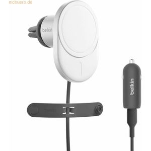 Belkin Handyhalterung Auto Lüftungsschlitze mit MagSafe und Qi2 Laden Silber