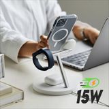 Belkin Wireless Ladestation Weiß 15W 3 in 1