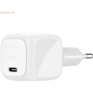 Belkin - Cube 30W - USB-C Wandlader - Wit - Snellader